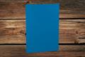 [16401296] Einzelkarte A4 210x297 mm Stahlblau gerippt 220 g/qm